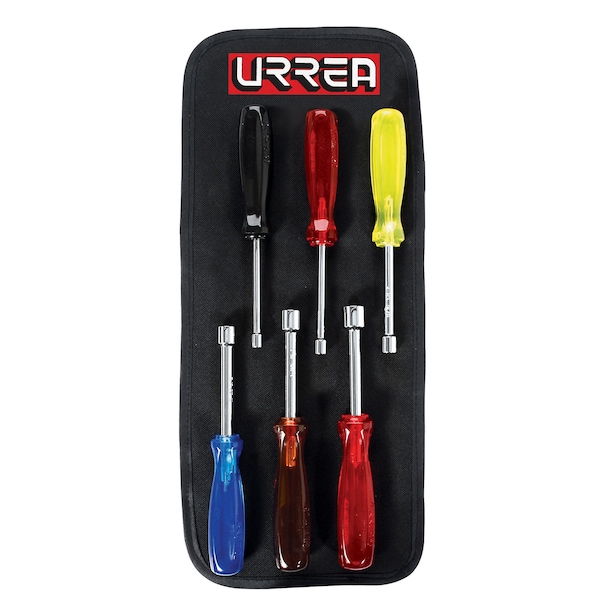 SAE colored nut driver, Set of 6 Pieces